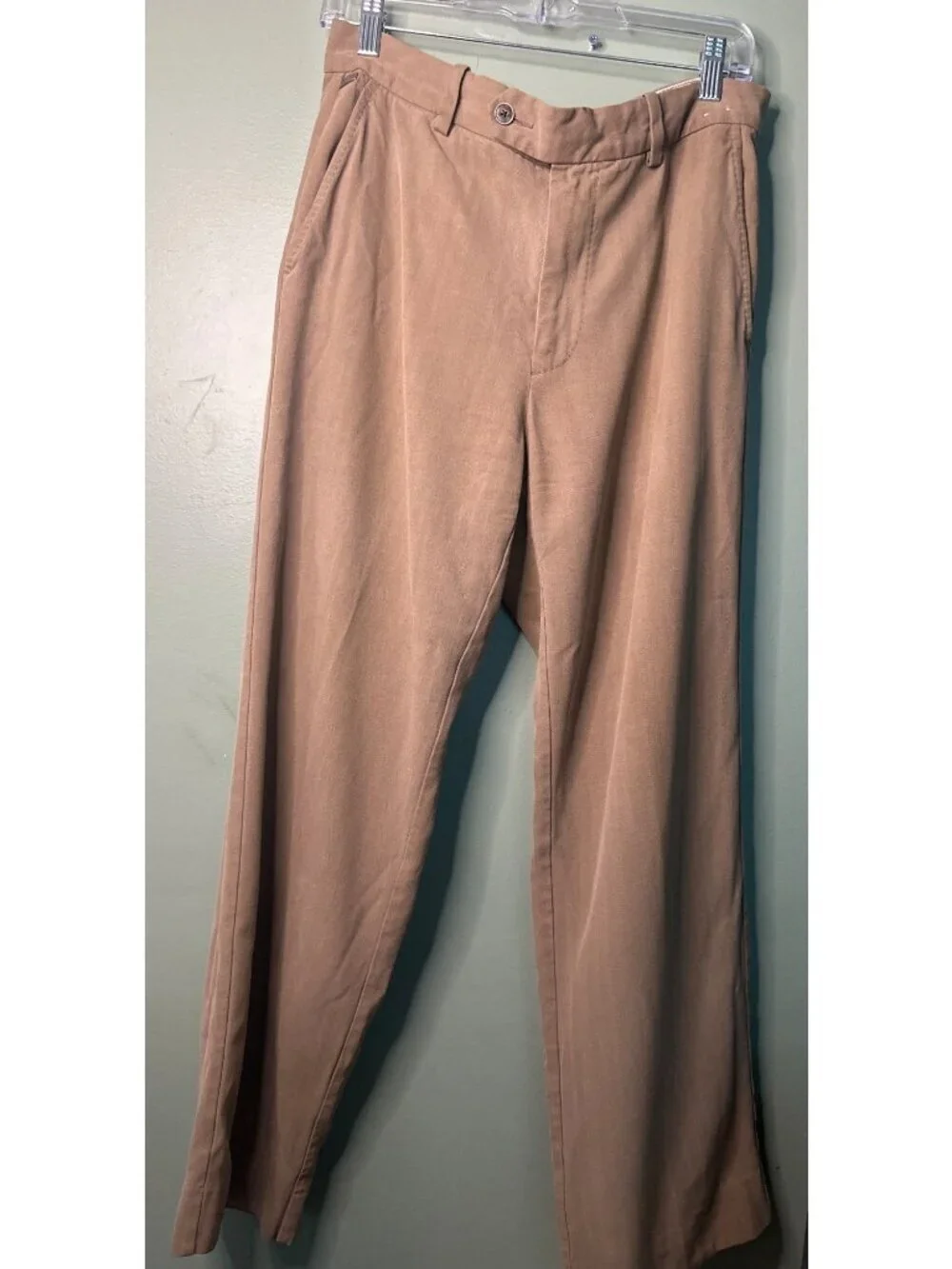 Tommy Bahama Men’s 100% Silk Pants Size 33 Tan Brown preppy old money luxury
